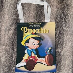 Disney Pinocchio Classics Tote with Blue and Yellow